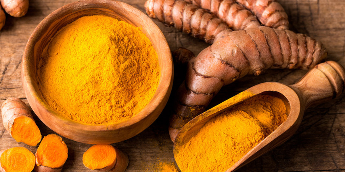 Kurkuma poeder| wortel van de plant curcuma longa