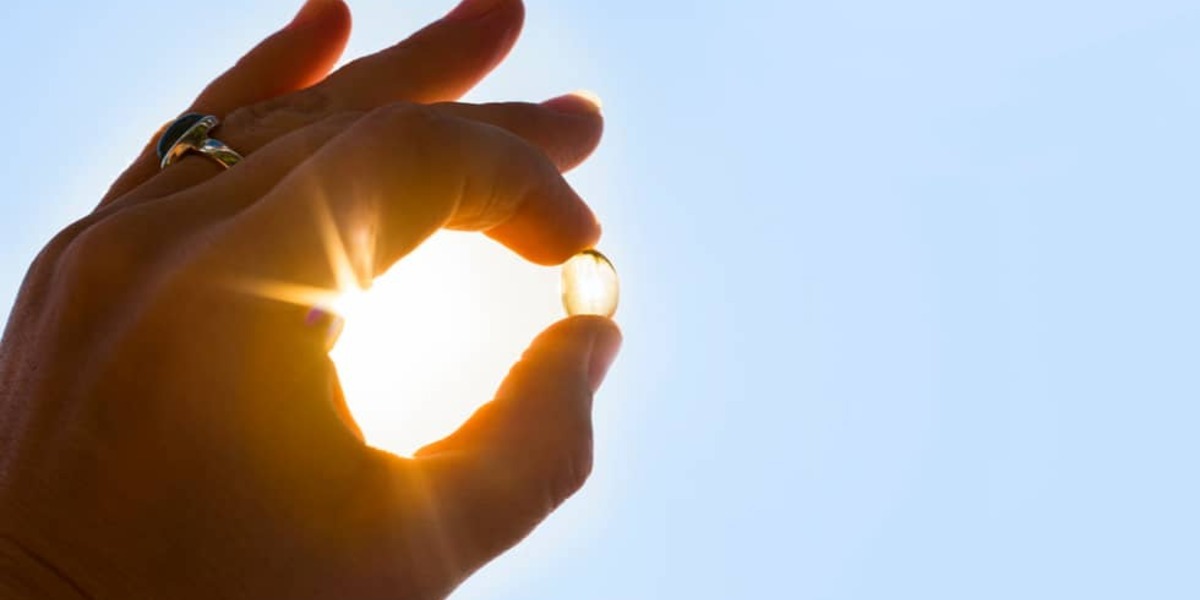Een capsule met vitamine D