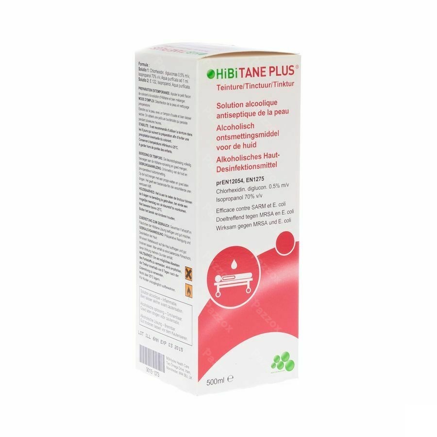 Hibitane Plus Tinktuur 500ml