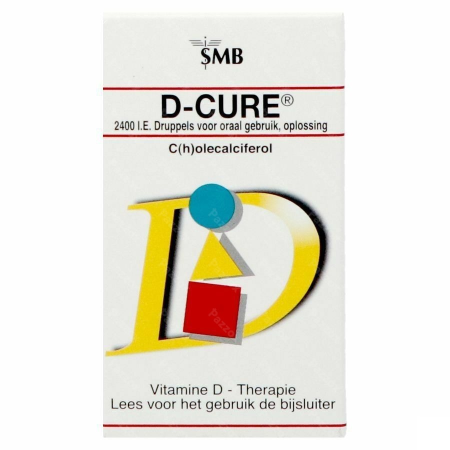 D-Cure 2.400 U.I Vitamine D Druppels 10ml
