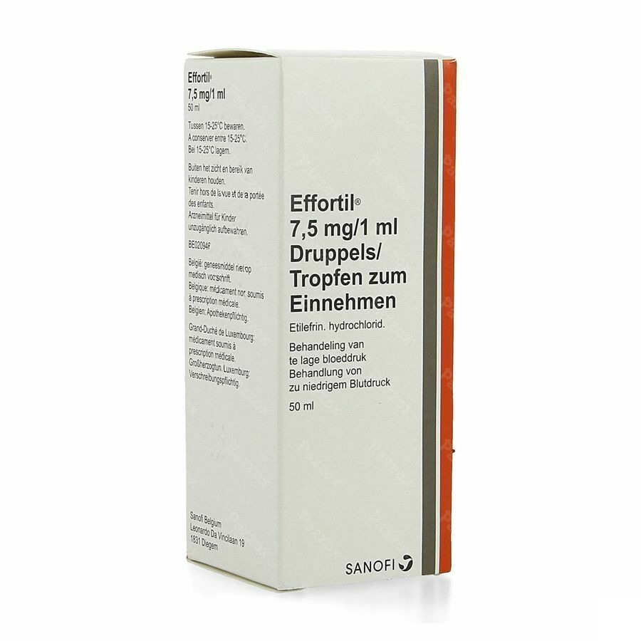 Effortil 7,5mg/ml Druppels 50ml