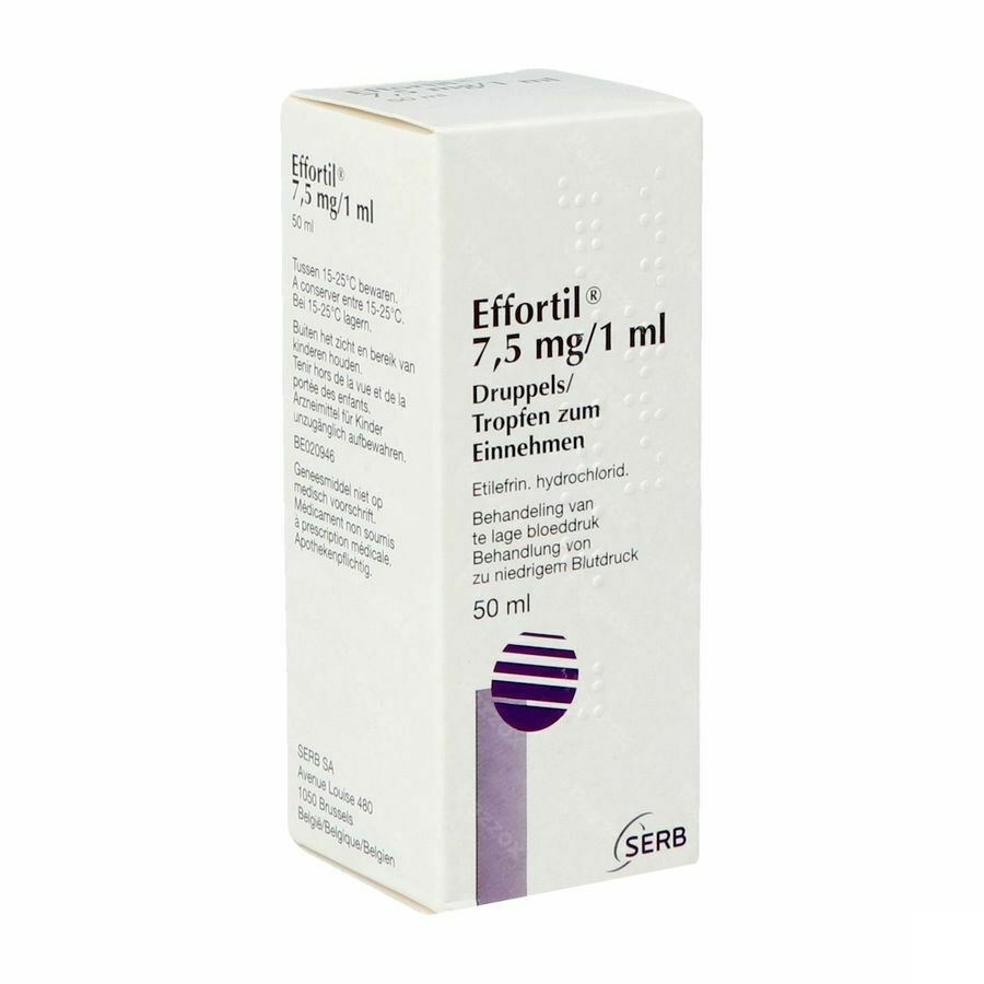 Effortil 7,5mg/ml Druppels 50ml