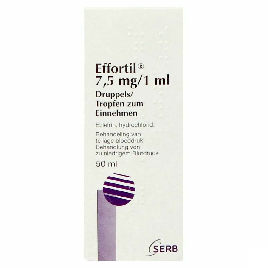 Effortil 7,5mg/ml Druppels 50ml