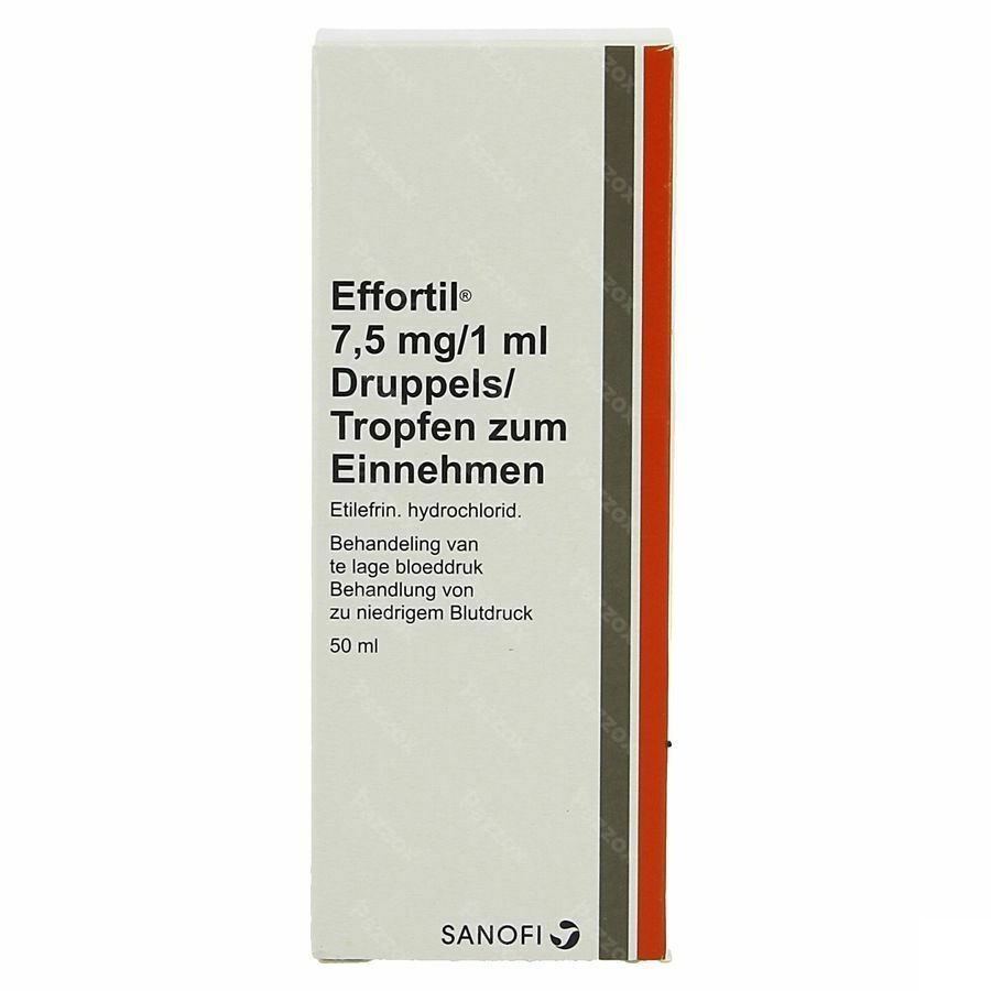 Effortil 7,5mg/ml Druppels 50ml