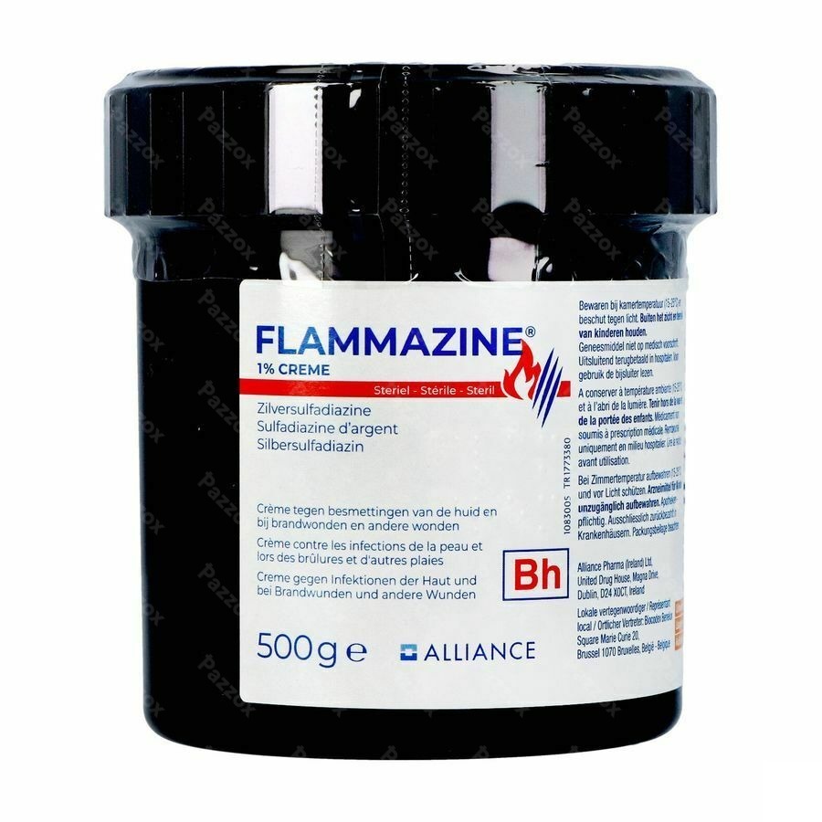 Flammazine 1% Crème 500g
