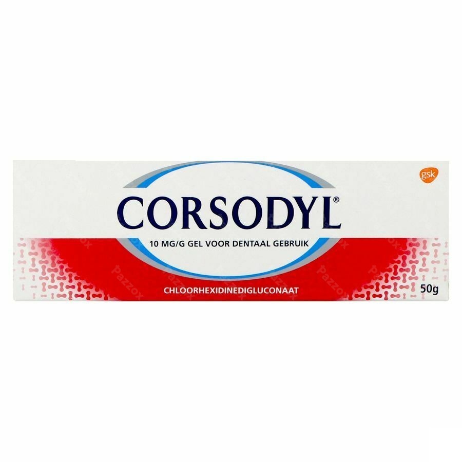 Corsodyl 10mg/g Tandgel Tube 50g