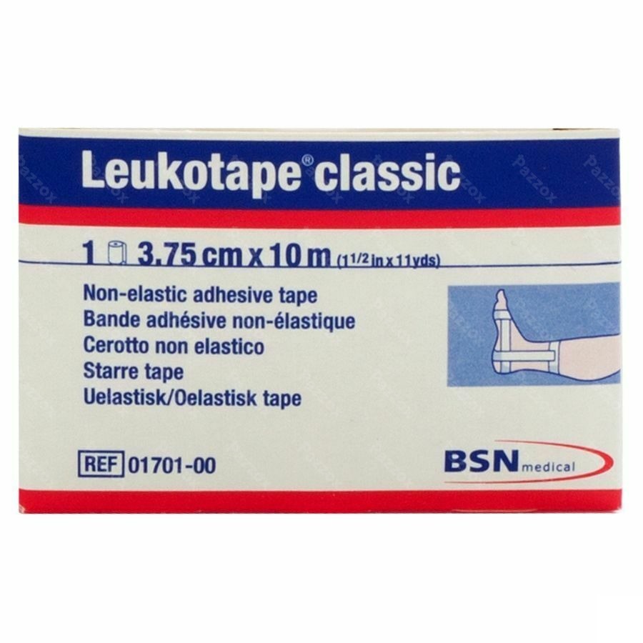 Leukotape Classic Wit 3,75cmx10m 1 0170100