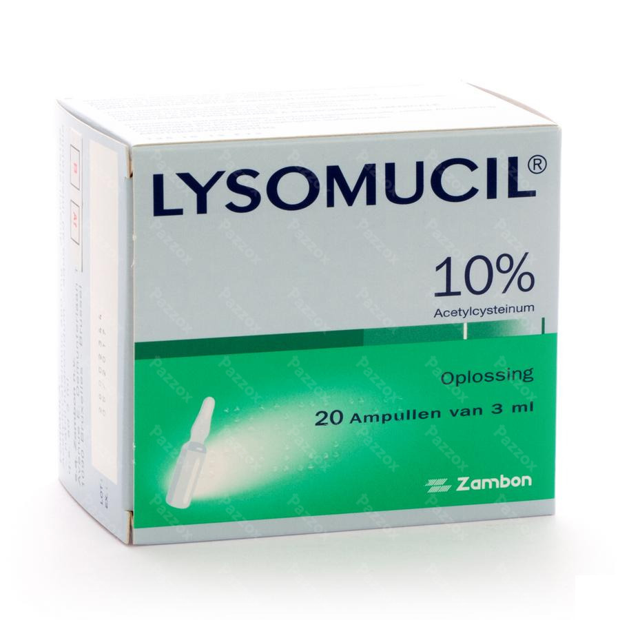 Lysomucil 10% Amp 20 X 300mg/3ml
