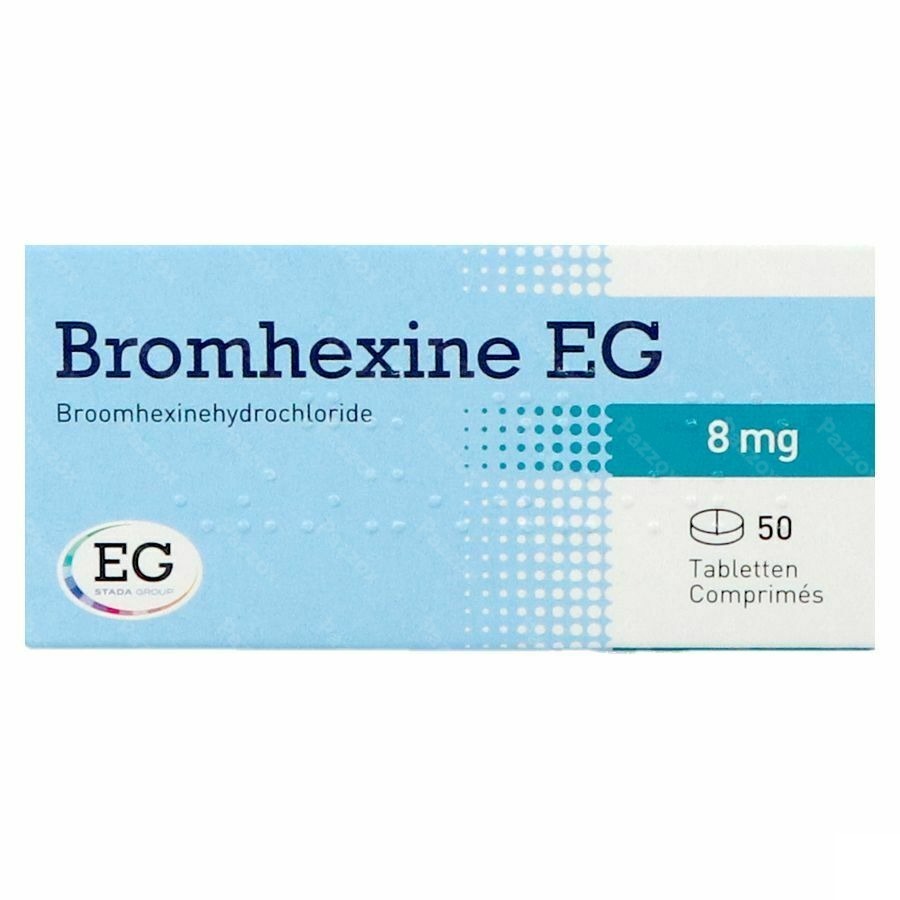 Bromhexine EG 8mg 50 Tabletten
