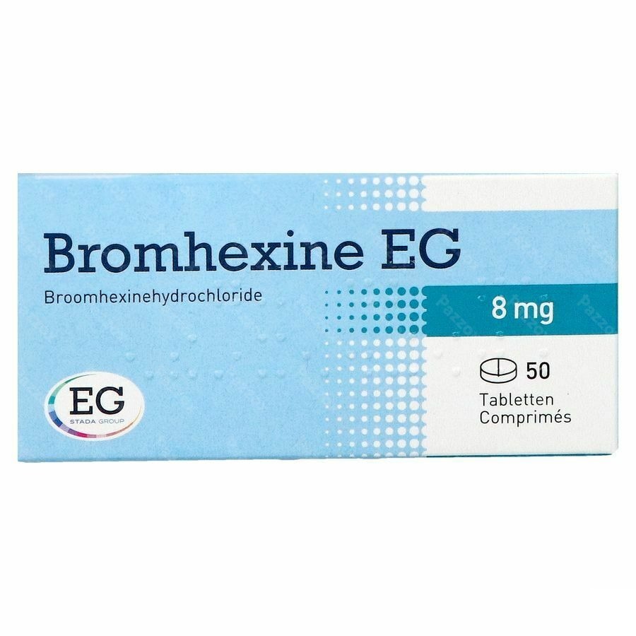 Bromhexine EG 8mg 50 Tabletten
