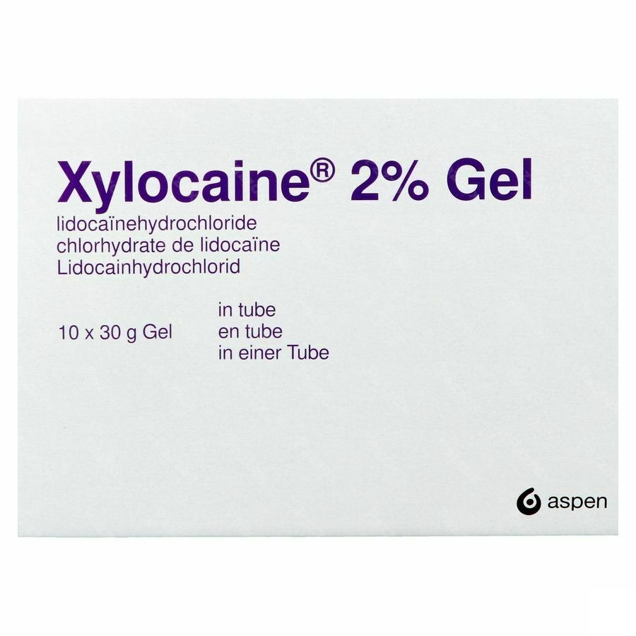Xylocaine 2% Gel 30ml 10 Tubes
