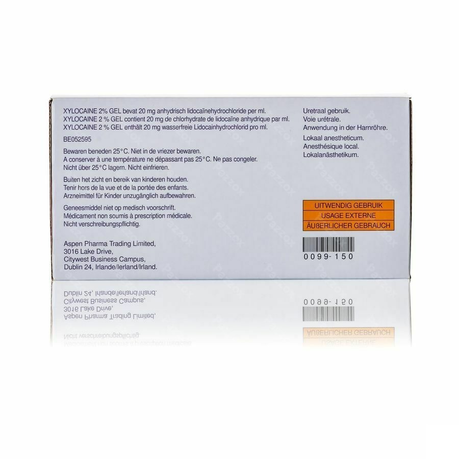 Xylocaine 2% Gel 30ml 10 Tubes