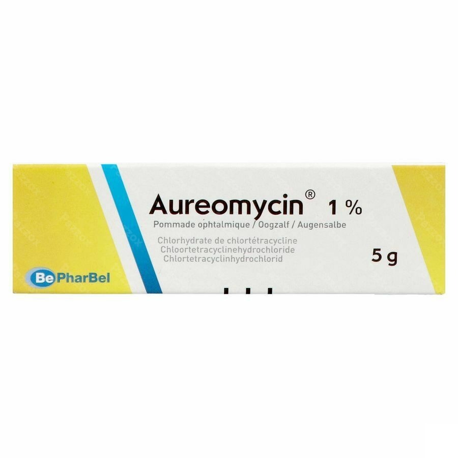 Aureomycine Ung Opht 1 X 5g 1%