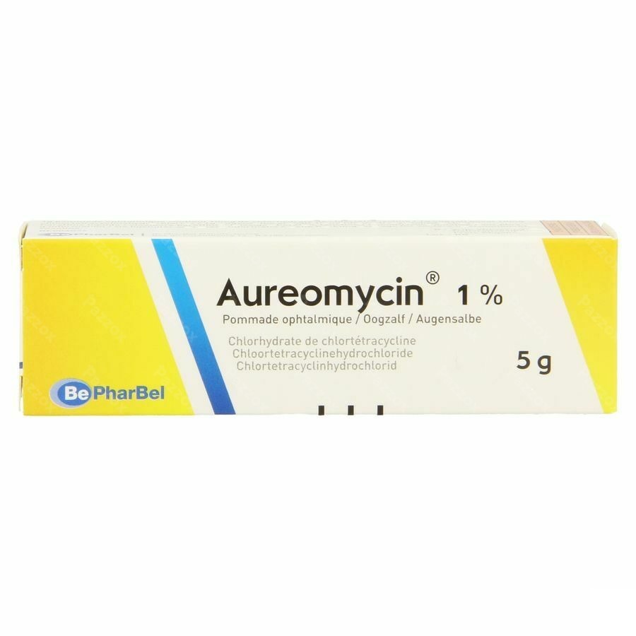 Aureomycine Ung Opht 1 X 5g 1%