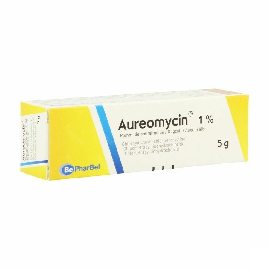 Aureomycine Ung Opht 1 X 5g 1%