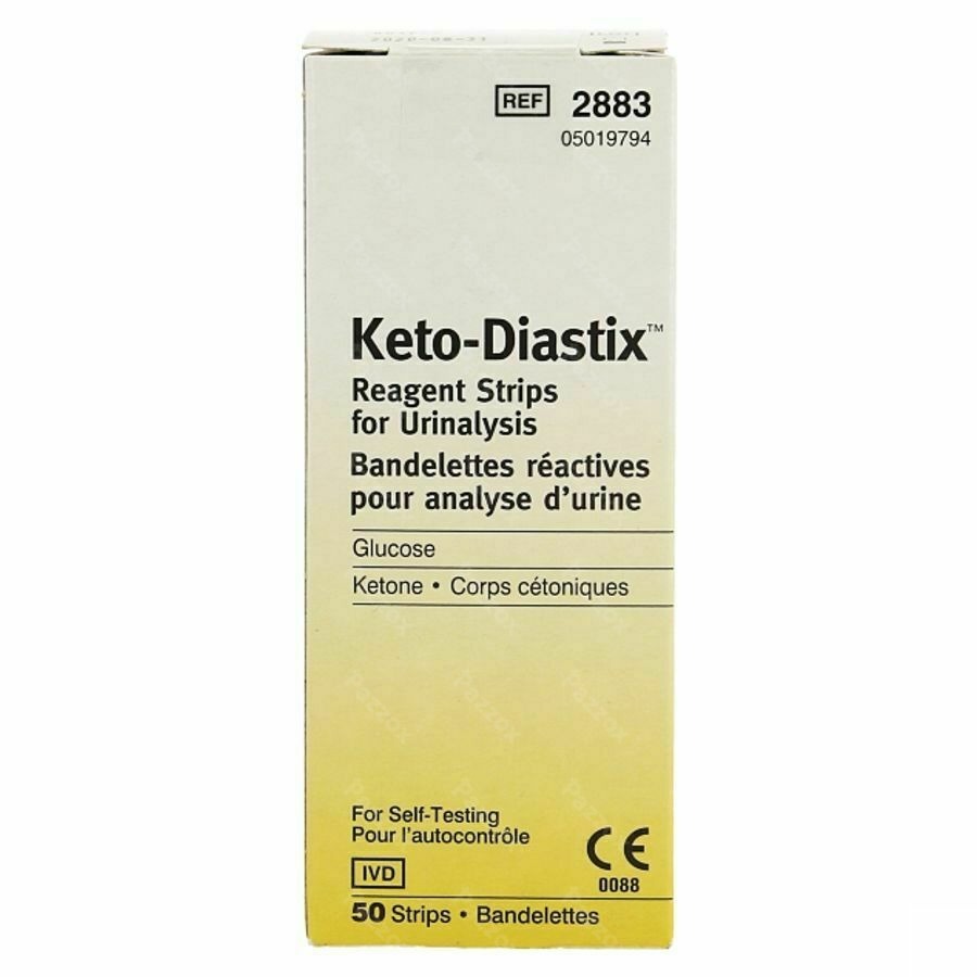 Keto-diastix Strips 50 A 2883 B 51