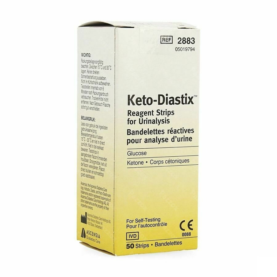 Keto-diastix Strips 50 A 2883 B 51