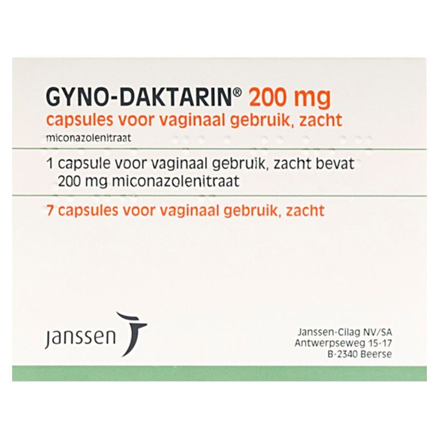 Gyno-daktarin Ovule 7 X 200mg
