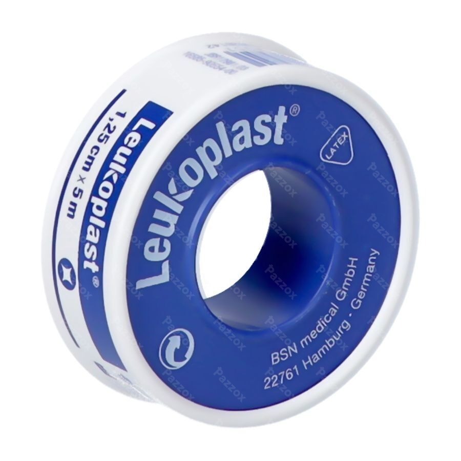 Leukoplast Waterdicht Deksel 1,25x5 232100 Blauw