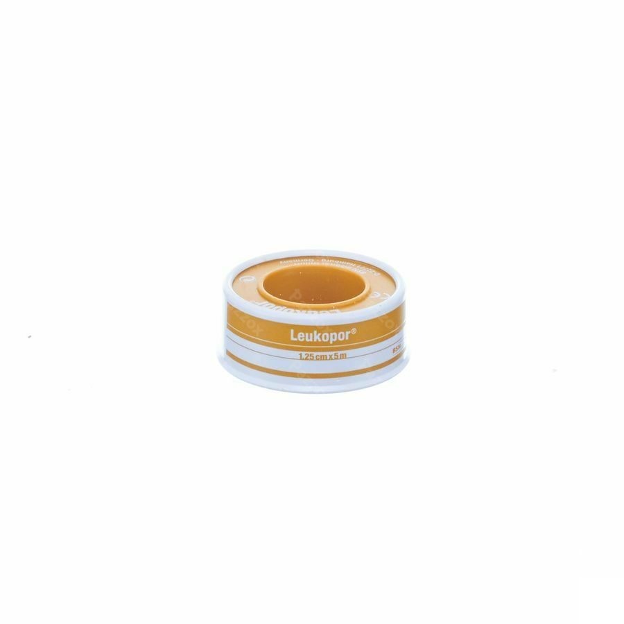Leukopor Deksel Kleefpleist. 1,25cmx5,0m 1 0247100