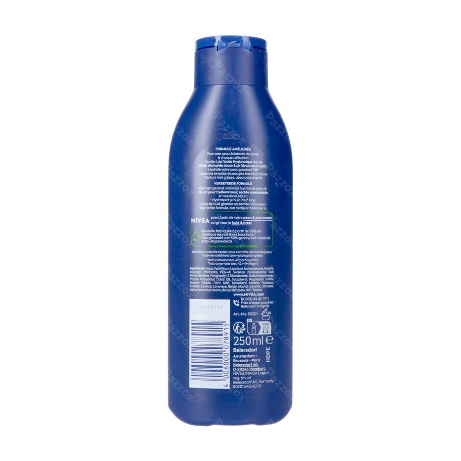 Nivea Bodymilk Verzorgend 250ml 80201