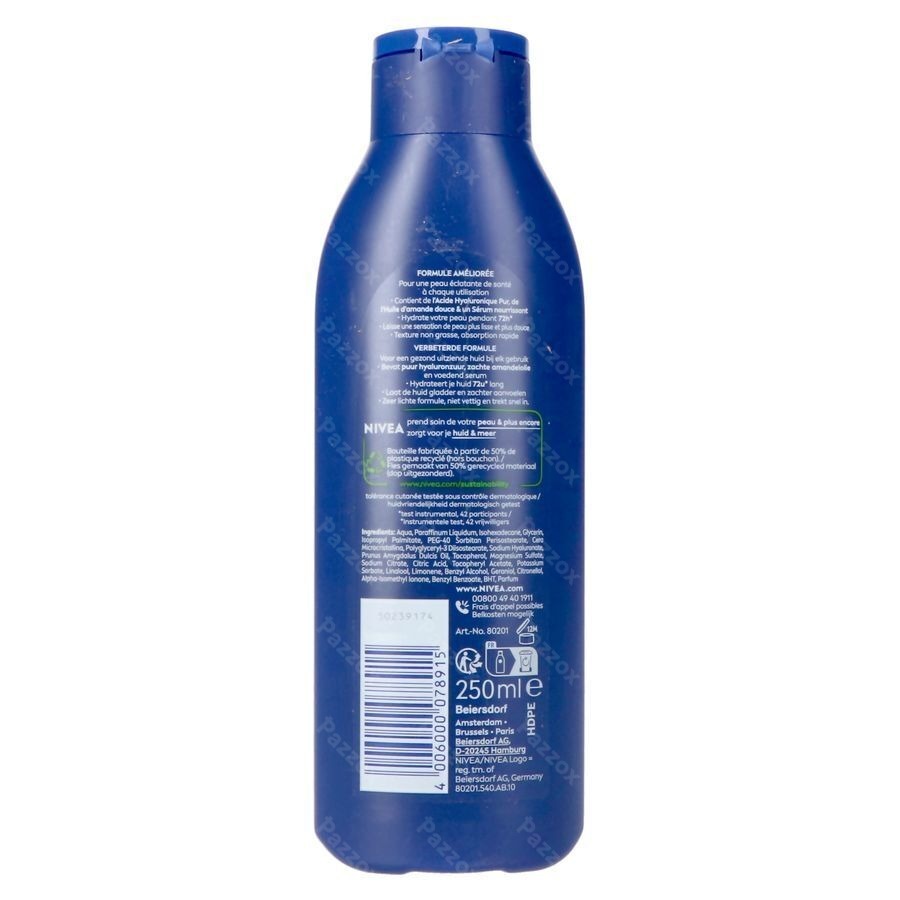 Nivea Bodymilk Verzorgend 250ml 80201