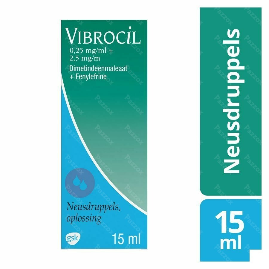 Vibrocil Neusdruppels 15ml