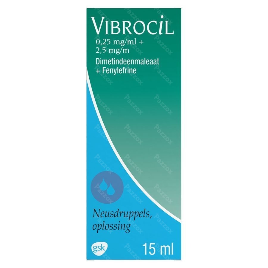 Vibrocil Neusdruppels 15ml
