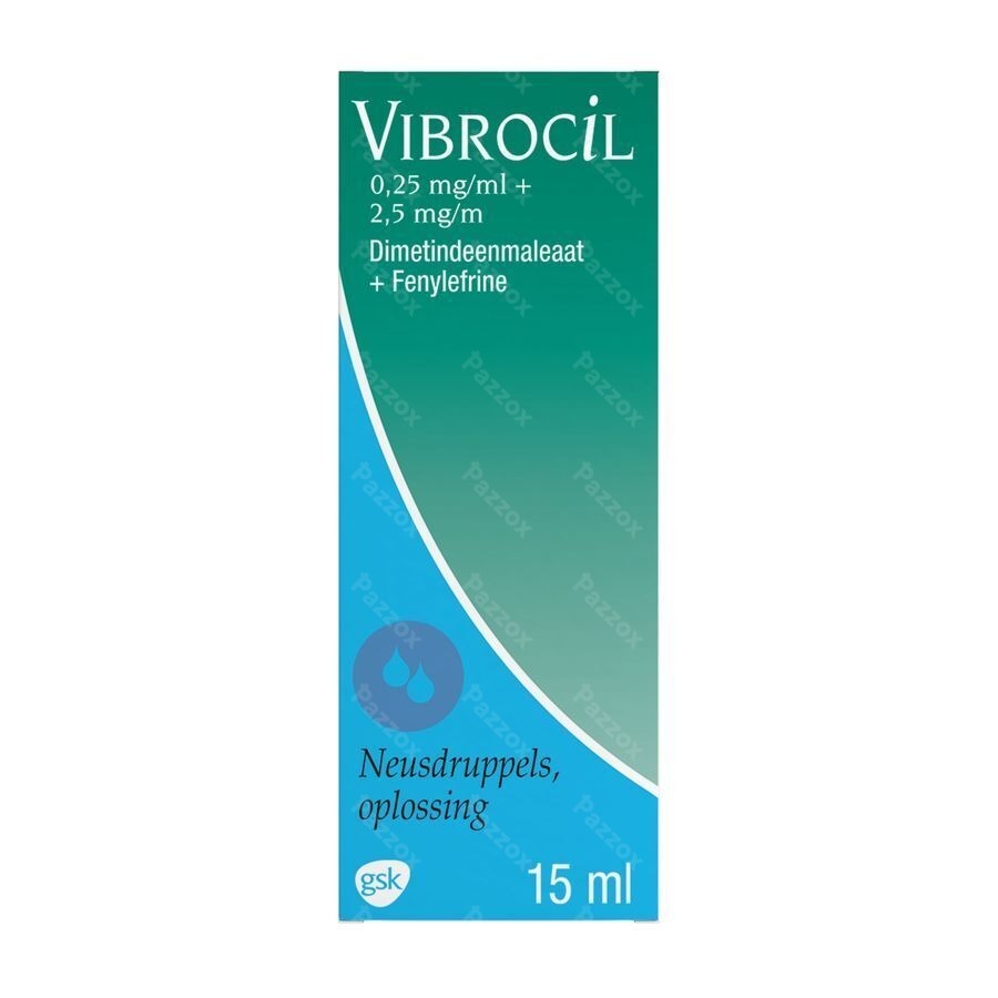 Vibrocil Neusdruppels 15ml