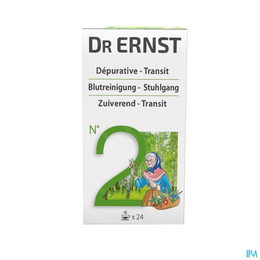 Ernst Dr Filt N 2 Thee Depur. Laxat