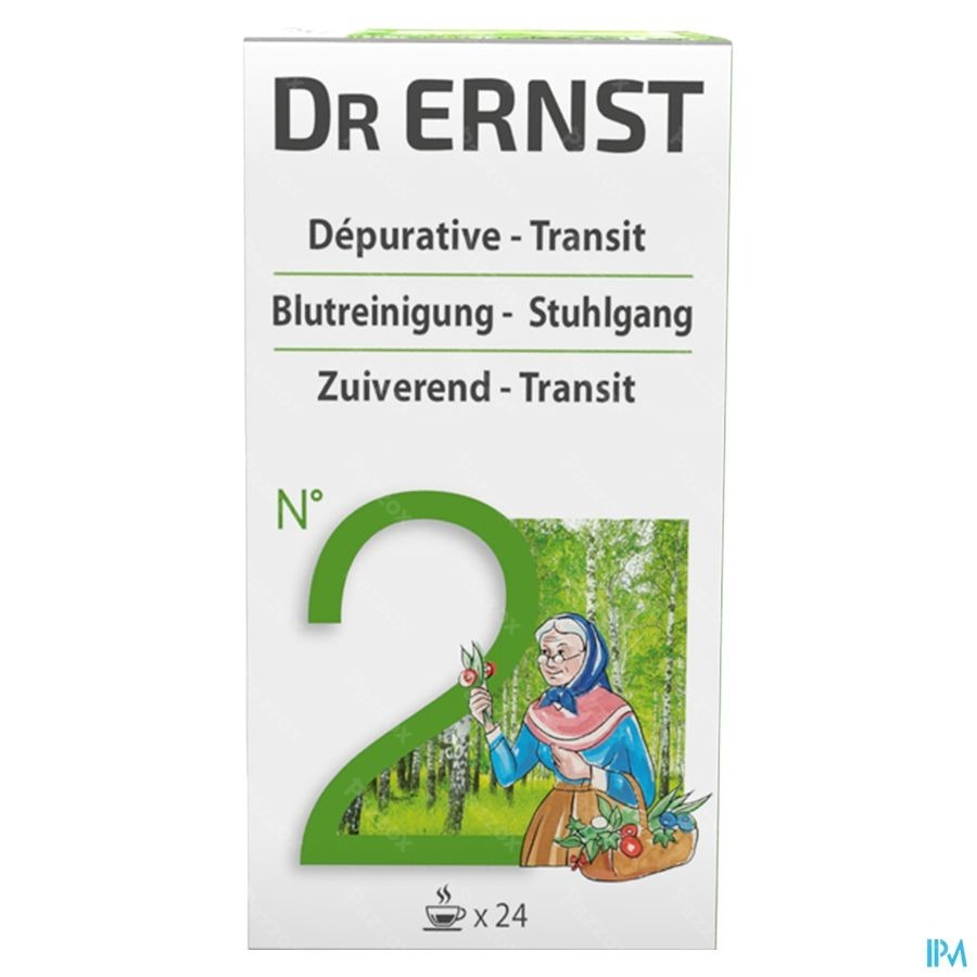 Ernst Dr Filt N 2 Thee Depur. Laxat