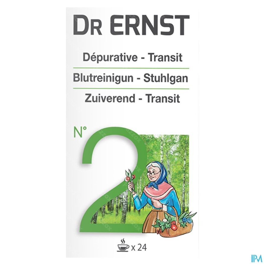 Ernst Dr Filt N 2 Thee Depur. Laxat
