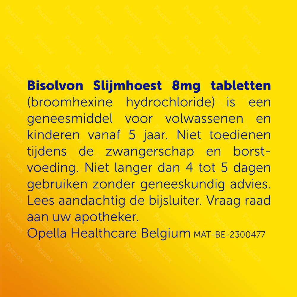 Bisolvon 8mg 50 Tabletten
