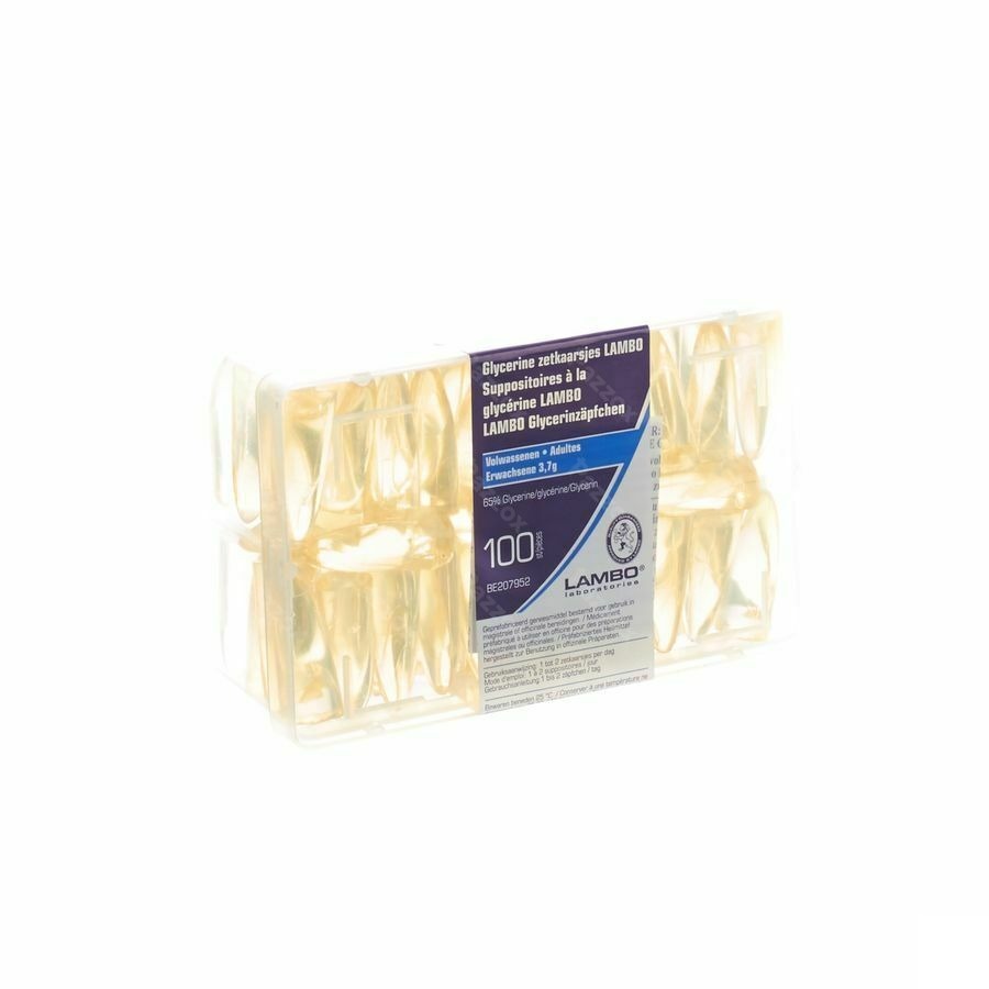 Glycerine Lambo Suppo Kegelvorm Ad 100 Blister