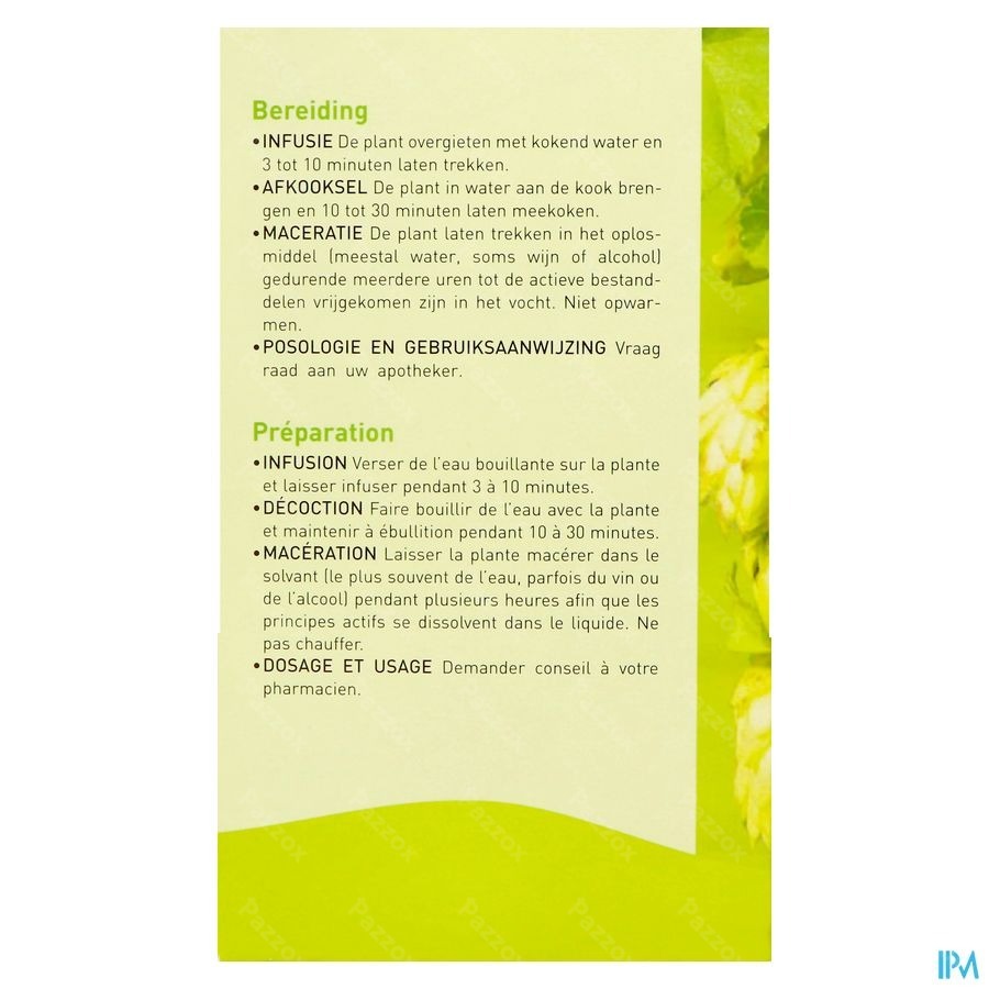 Wijnstok Blad Doos 250g Fag