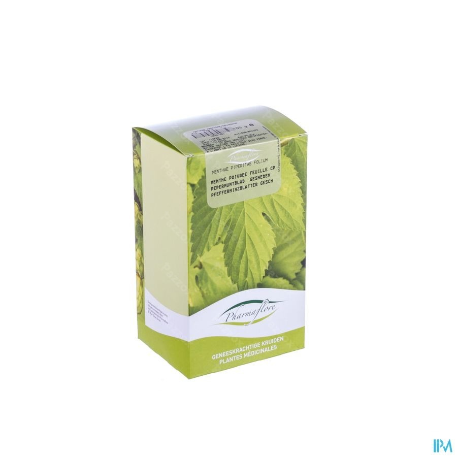 Munt Peper Blad Gesneden Doos 100g Fag