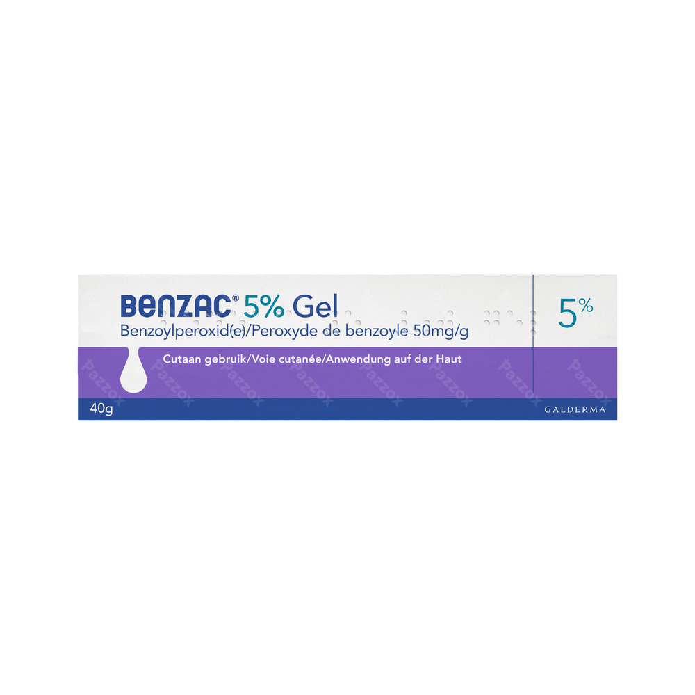 Benzac 5% Gel Benzoylperoxide 40g