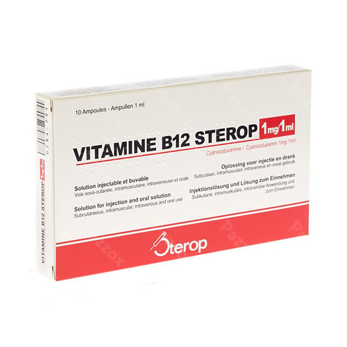 Sterop Vitamine B12 1mg/1ml 10 Ampules