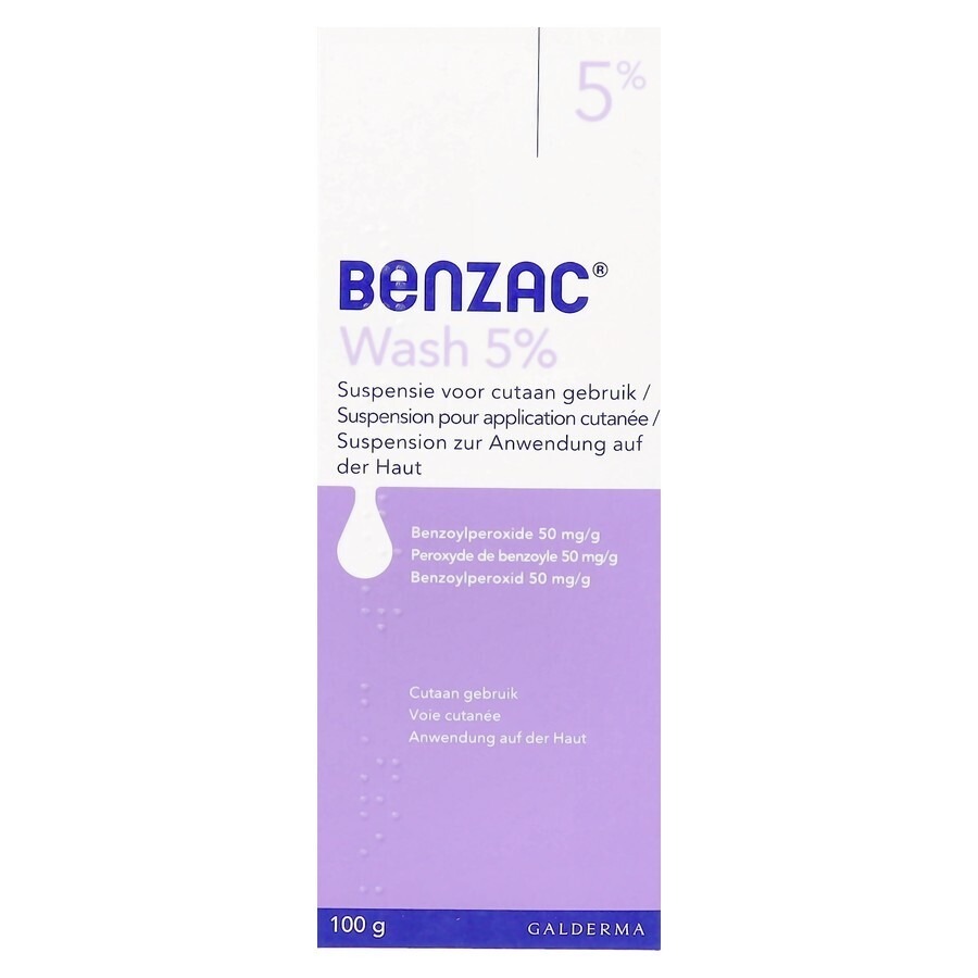 Benzac Wash 5% Benzoylperoxide 100g