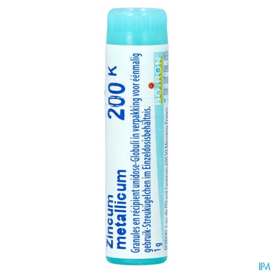 Boiron Zincum Metallicum 200K Globulen