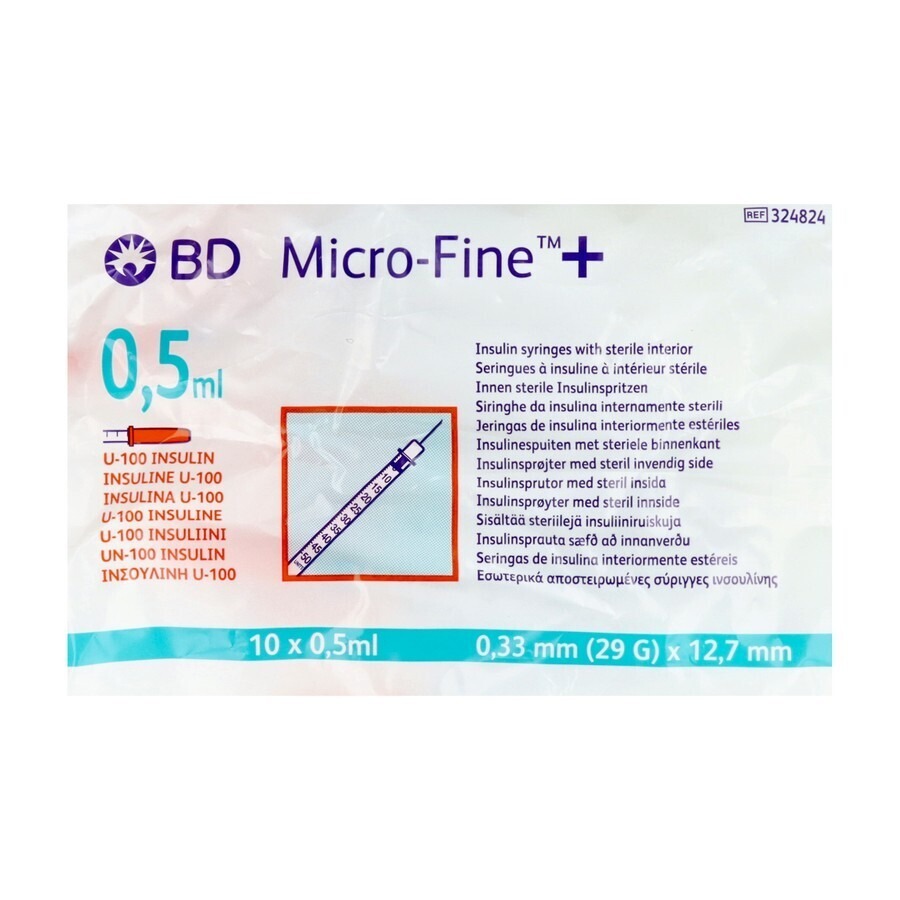 Microfine Ins.spuit 0,5ml 29g 12,7mm 10 324824