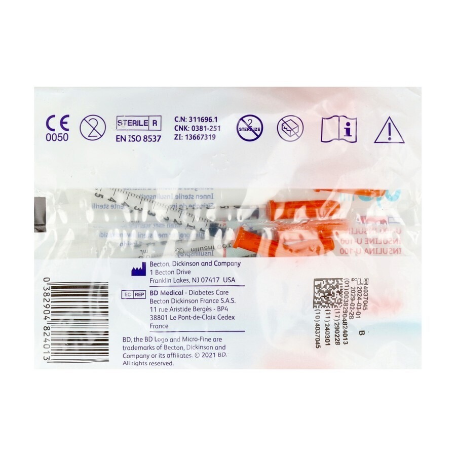 Microfine Ins.spuit 0,5ml 29g 12,7mm 10 324824