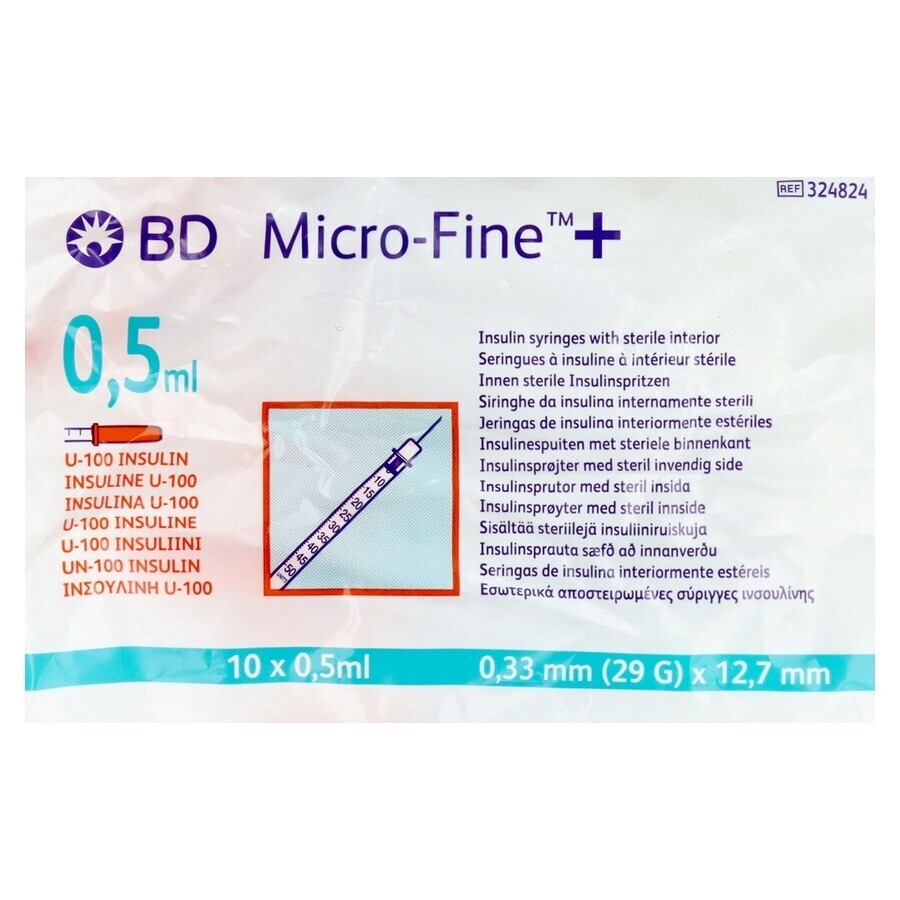 Microfine Ins.spuit 0,5ml 29g 12,7mm 10 324824
