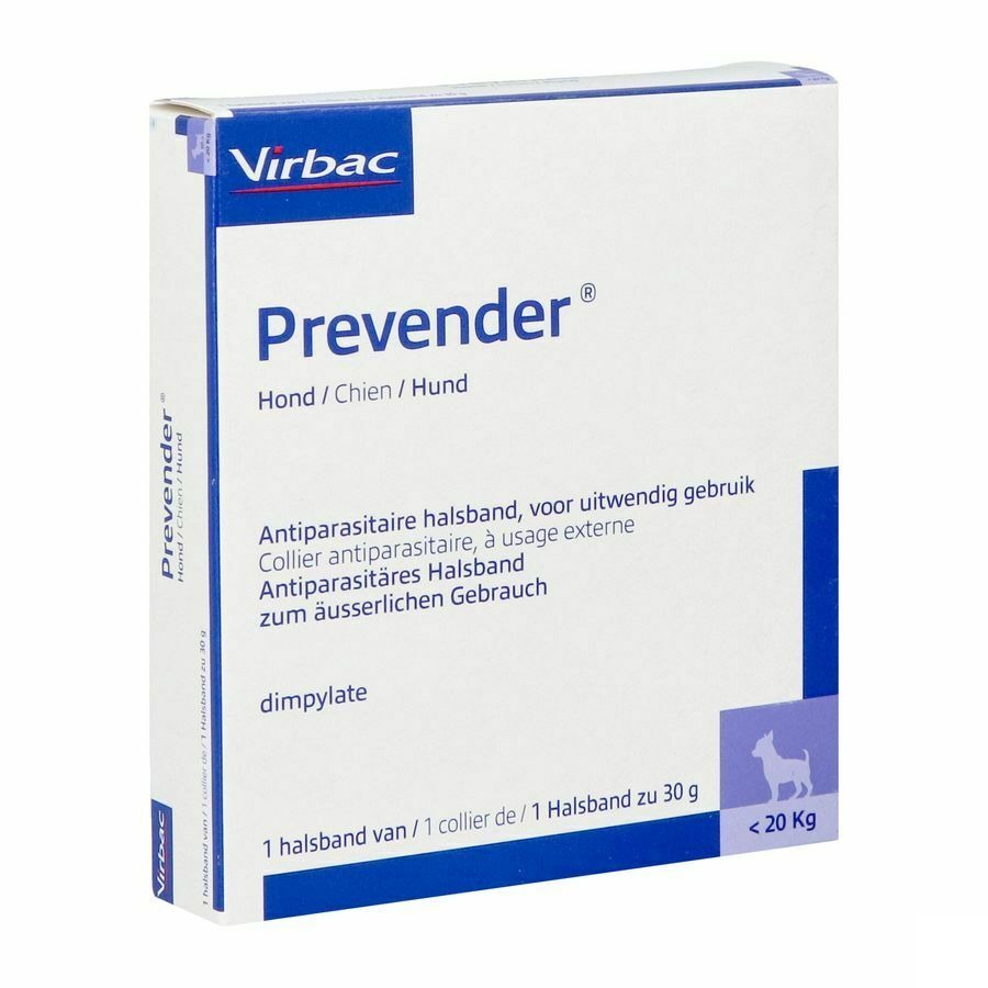 Prevender Halsband Hond 30g-48cm