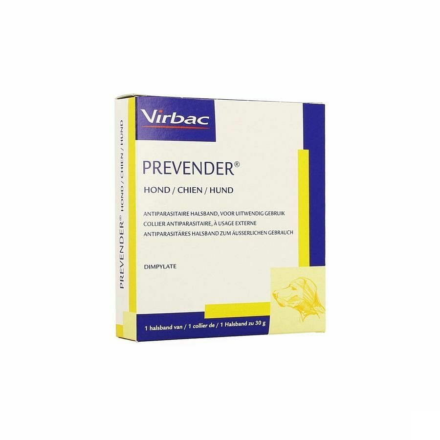 Prevender Halsband Hond 30g-48cm