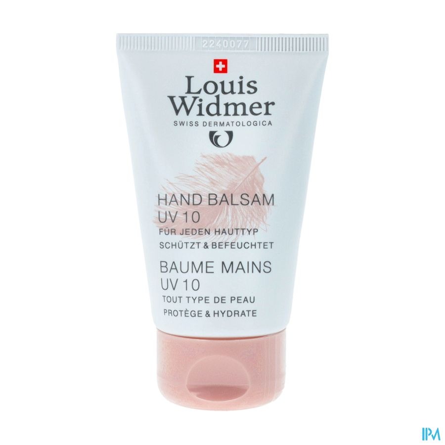Louis Widmer Hand Balsem Licht Geparfumeerd SPF10 50ml