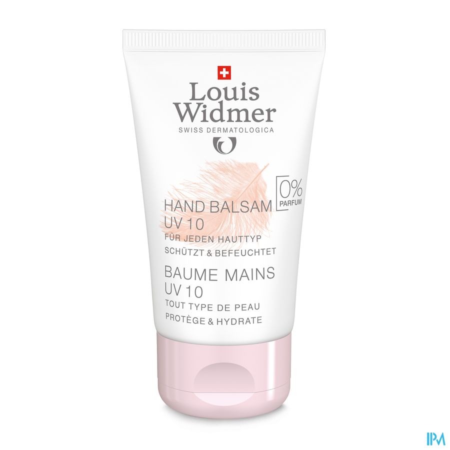 Louis Widmer Handbalsem UV10 Zonder Parfum 50ml