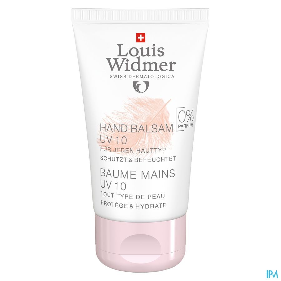 Louis Widmer Handbalsem UV10 Zonder Parfum 50ml