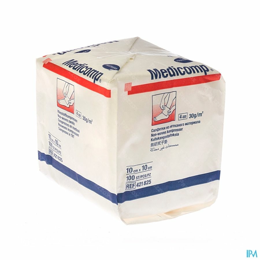 Medicomp 10x10cm 100 Stuks