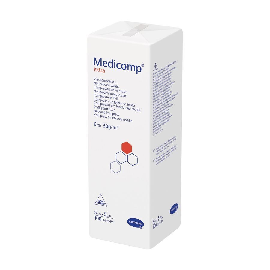 Medicomp 5x5cm 6l. Nst. 100 P/s
